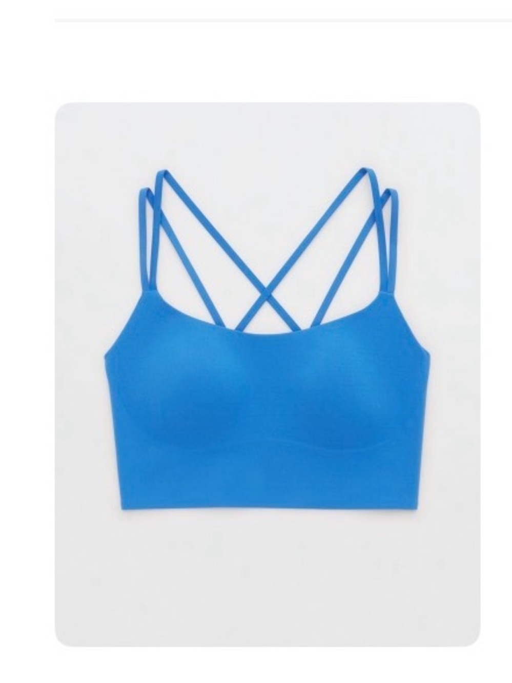 OFFLINE By Aerie Real Me Hold Up!
Strappy Sports Bra